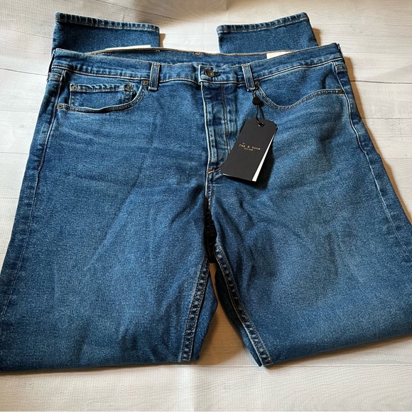 Rag & Bone Fit 2 Slim Indigo Jeans - Picture 4 of 8
